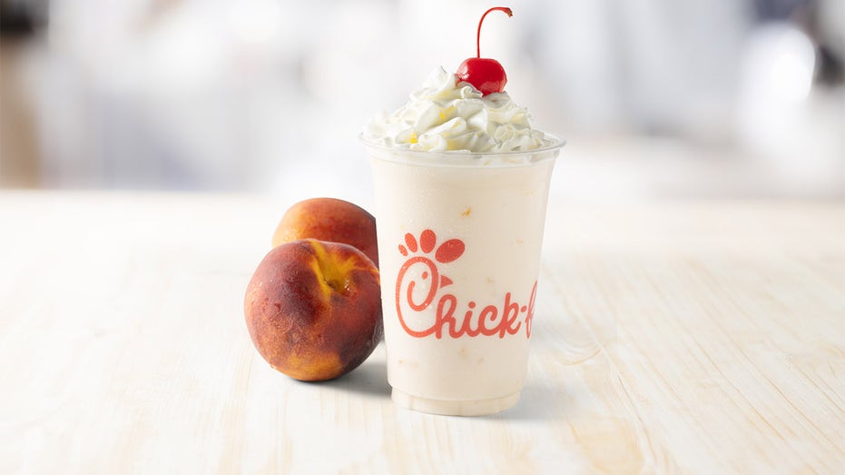 Chick-fil-A peach milkshake