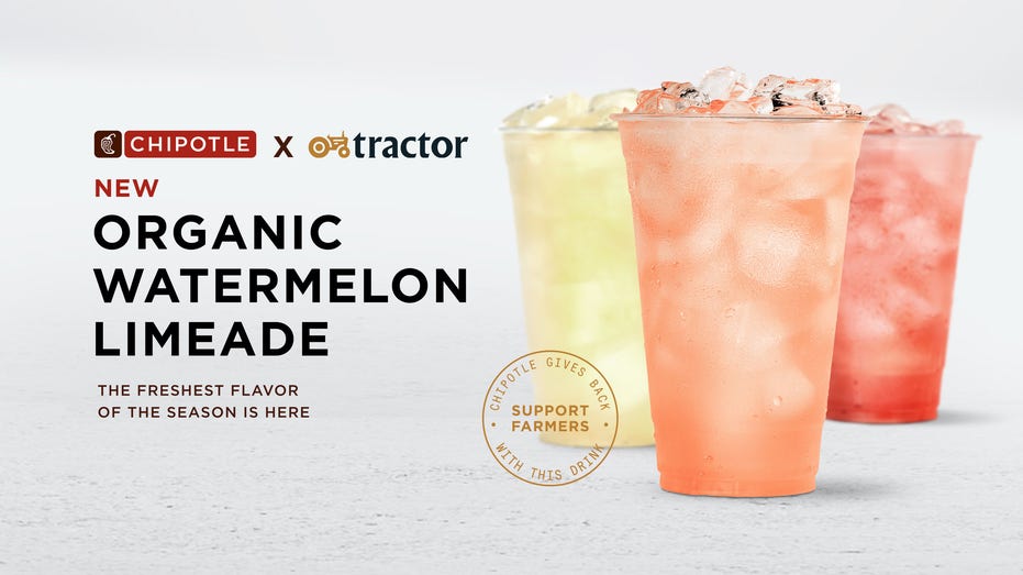 Chipotle's watermelon lemonade promo image