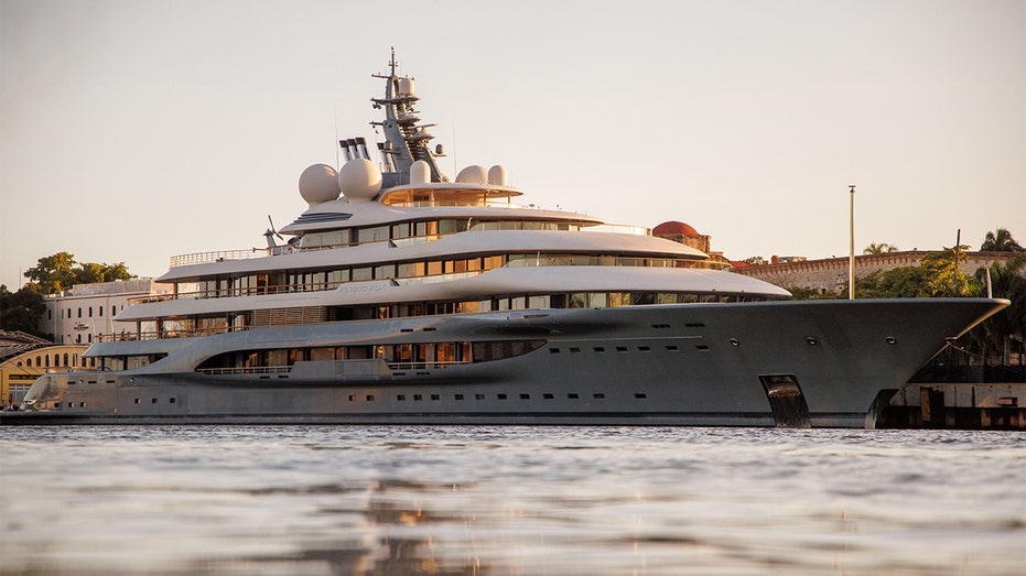 Flying Fox superyacht docked in Dominican Republic