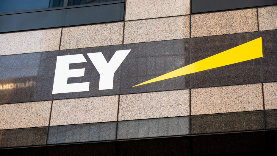 Ernst & Young Logo on building in L.A.