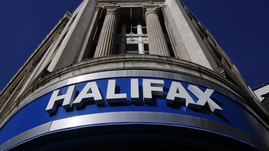 A Halifax Bank branch is seen in London in 2021