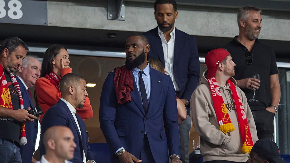 LeBron James at UEFA Champions League final