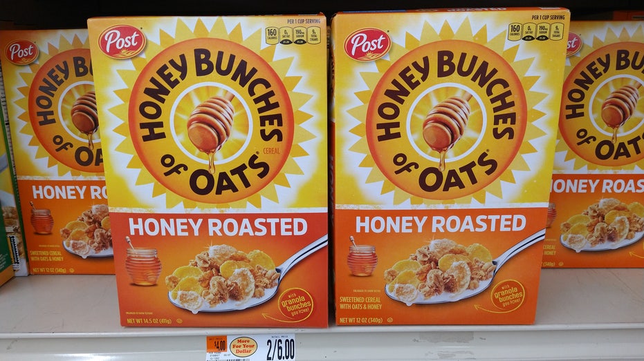 Le fabricant de Honey Bunches of Oats, Post Cereals, accusé de rétrécissement