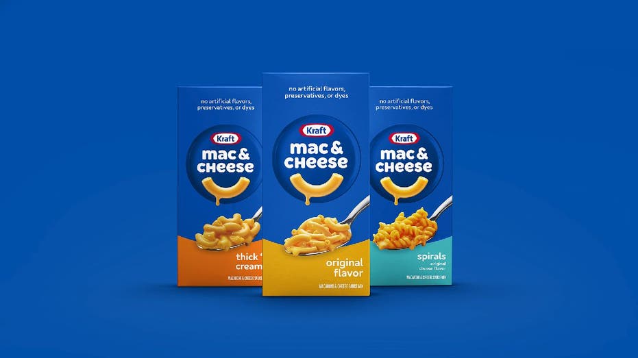 Kraft Mac & Cheese rebrand appearence