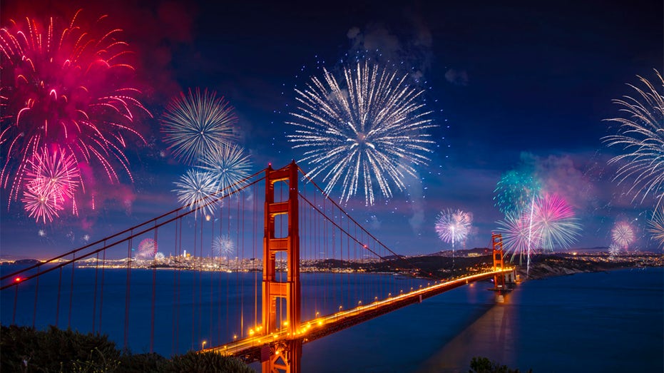 fireworks in San Francisco