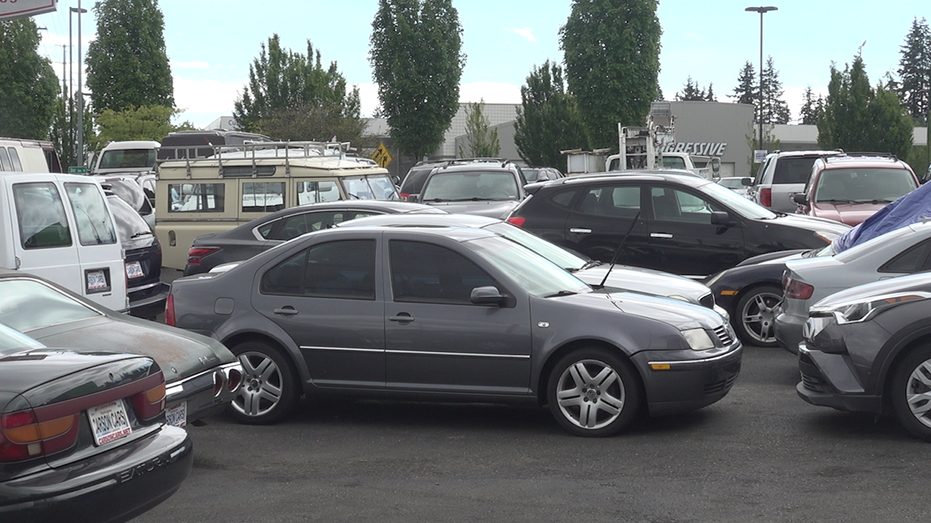 Used car lot inventory in Washington state