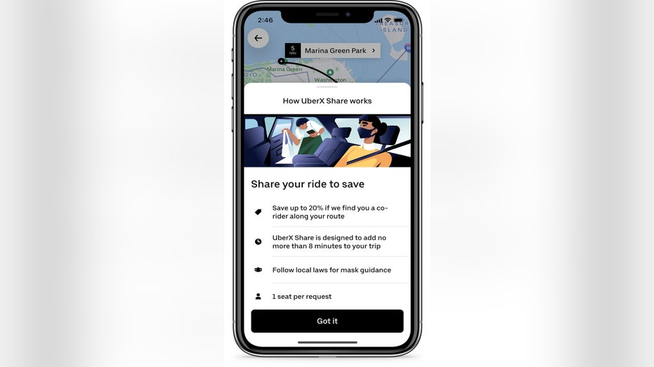 UberX Share-app