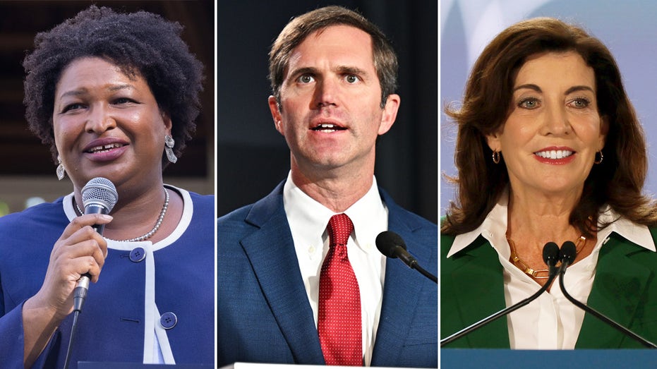 Stacey Abrams, Andy Beshear, Kathy Hochul