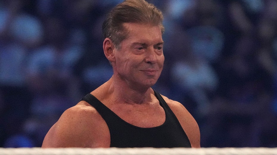 Vince McMahon performs at WrestleMania