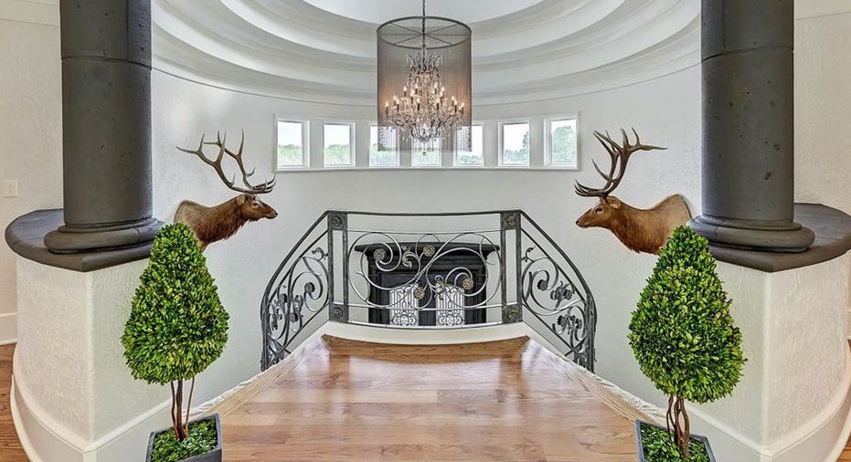 foyer stairs Mooresville, North Carolina house