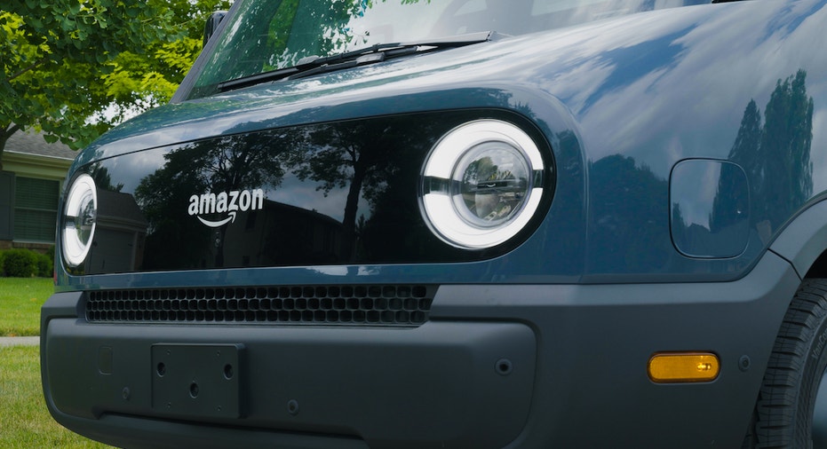 Amazon electric delivery van exterior
