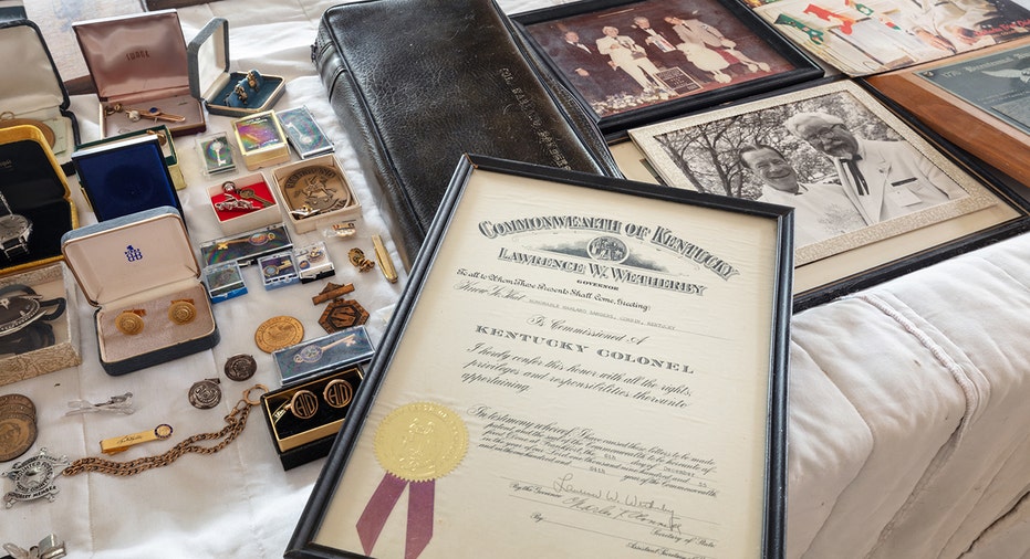 colonel sanders certificate