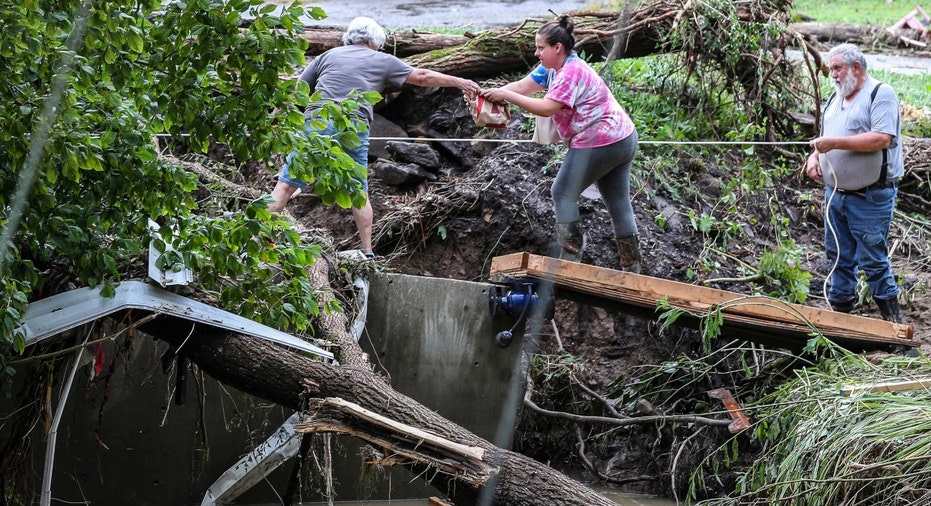 Flood damage in Kentucky