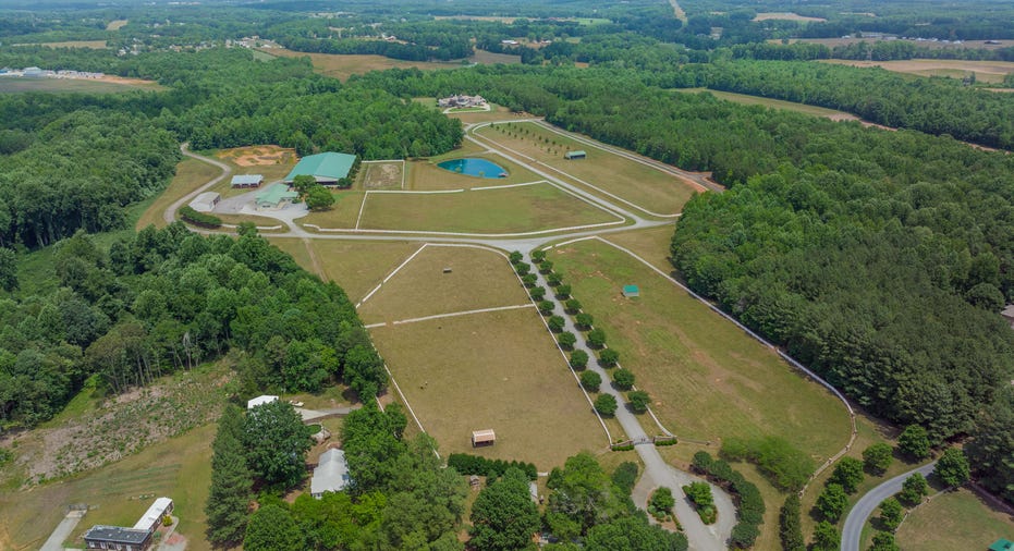 Mooresville, North Carolina aerial view