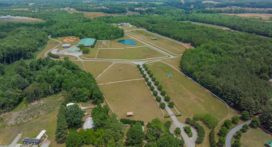 Mooresville, North Carolina aerial view