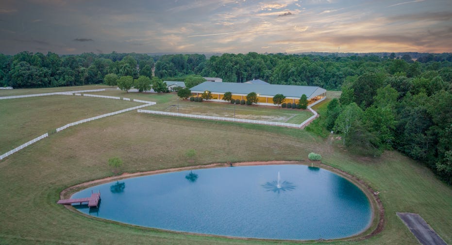 pond and horse stables mooresville