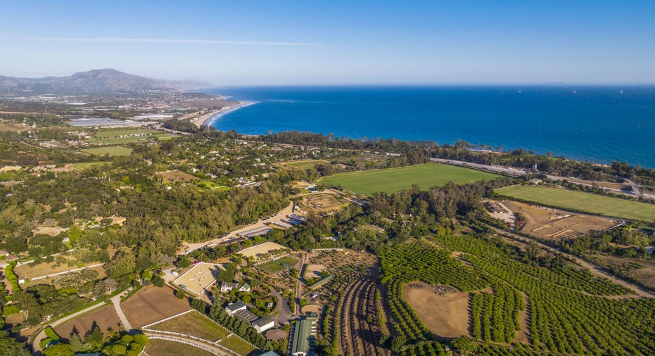 Cancha De Estrellas luxury polo property in Carpinteria, Calif. ocean view