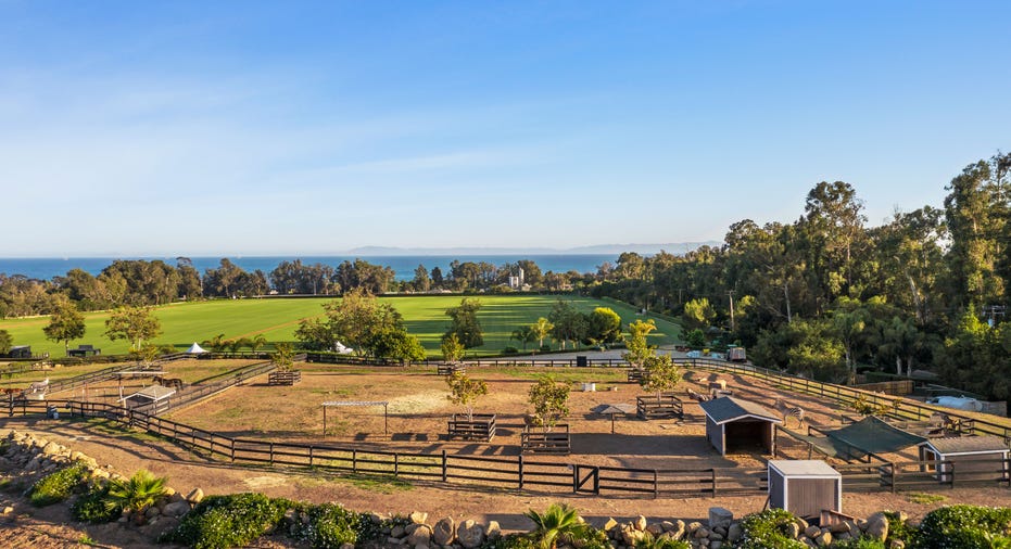 Cancha De Estrellas luxury polo property in Carpinteria, Calif. views