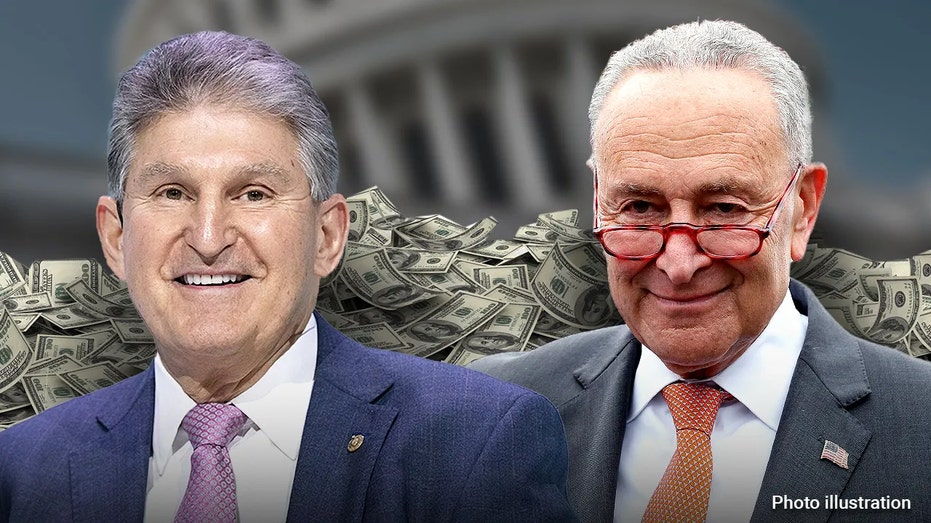 Joe Manchin and Chuck Schumer side by side