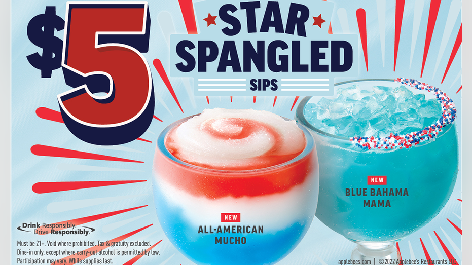 Applebee’s 4th of July $5 Star-Spangled Sips