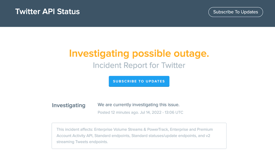 Twitter Back Online After Being Hit With Outage Fox Business