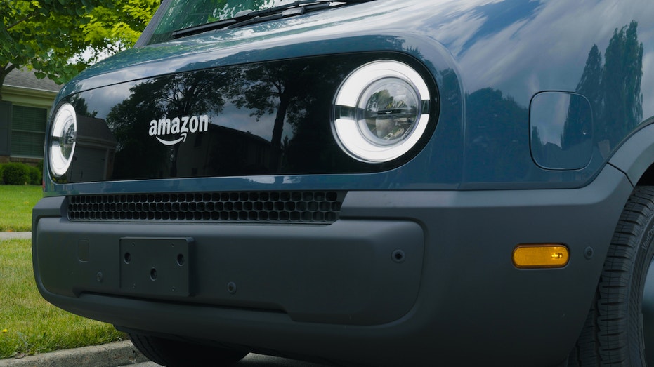 Amazon electric delivery van exterior