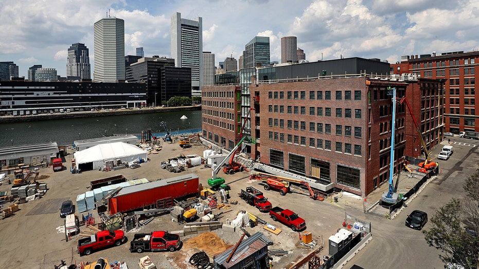 Commercial building along Boston’s Seaport District