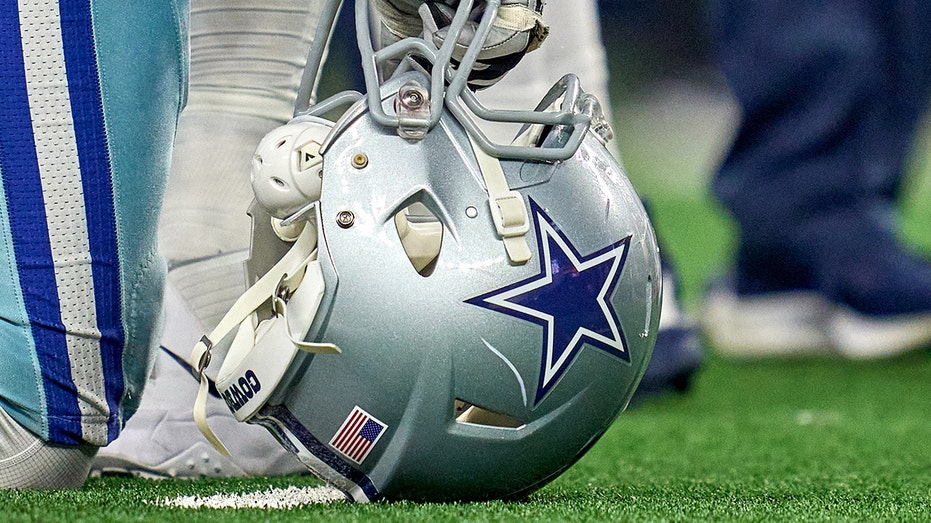Dallas Cowboys helmets in January 2022