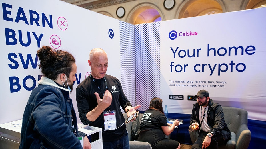 Celsius booth on NFT day
