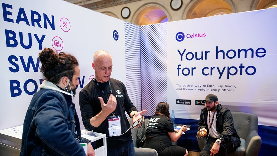 Celsius booth on NFT day 