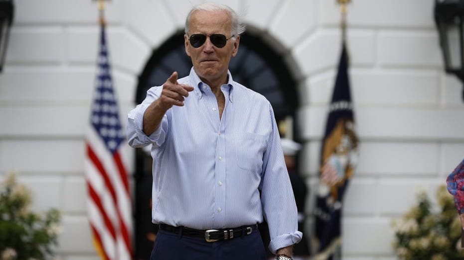 Joe Biden pointing