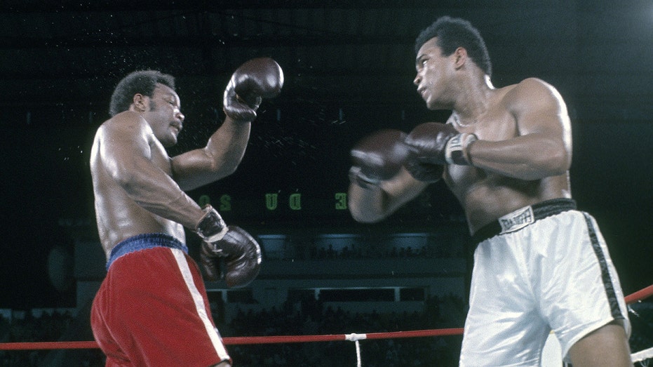 Muhammad Ali takes on George Foreman