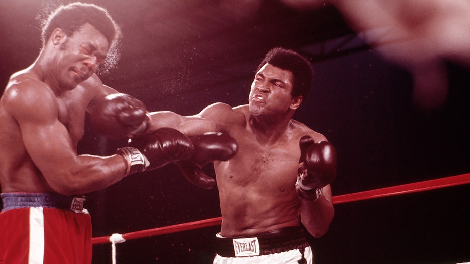 Muhammad Ali in the Rumble in the Ungle