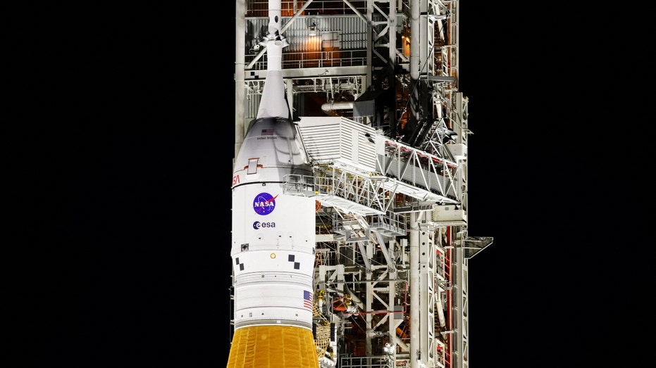 The NASA Space Launch System (SLS) rocket