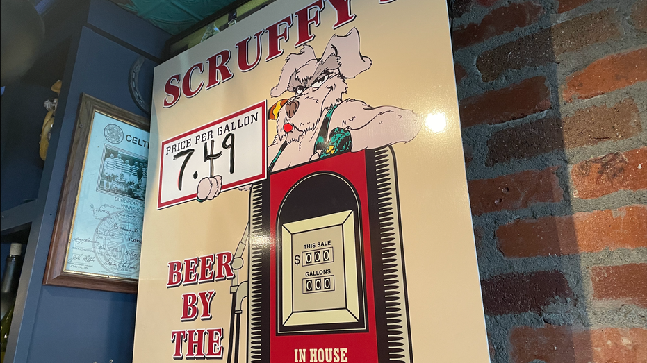 Price of a gallon of beer at Scruffy Duffy's