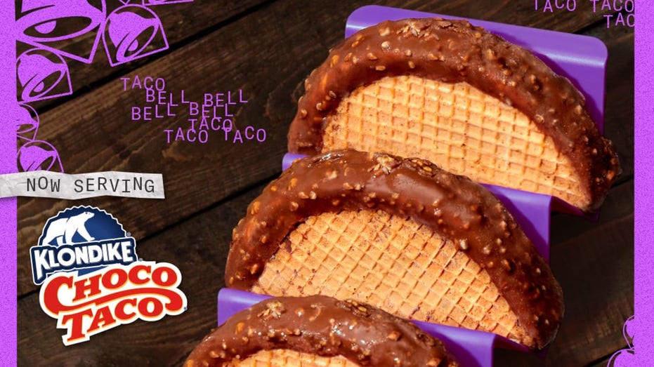 A Taco Bell ad featuring Klondike's Choco Taco
