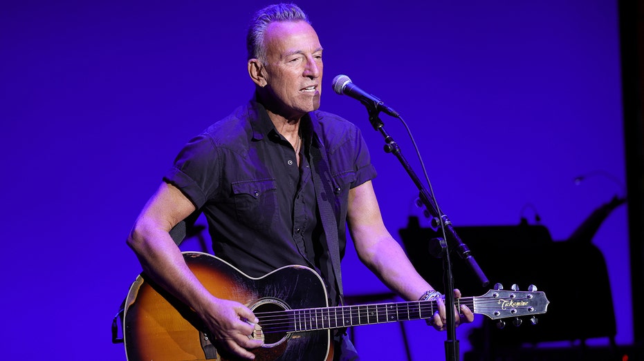 Bruce Springsteen performs live