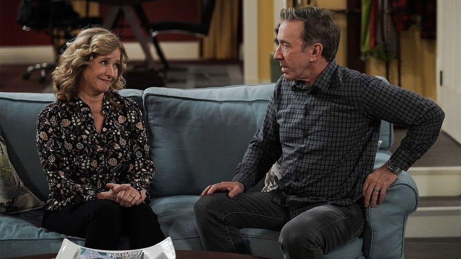 Tim Allen on the set of "Last Man Standing"