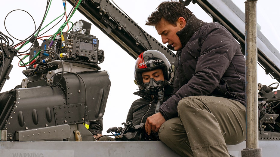 Tom Cruise on set of 'Top Gun: Maverick'