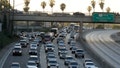 Traffic is stalled on the 110 freeway as activists protest the Supreme Court overturned Roe vs. Wade. - Fox News