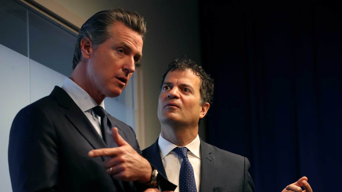 Gov, Gavin Newsom and Jared Blumenfeld