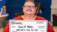 Massachusetts man wins $25K a year lottery at same store he previously bought winning $1M jackpot ticket