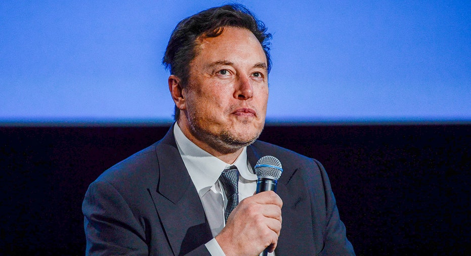 Elon Musk speaks at an event in Norway, Aug. 29, 2022