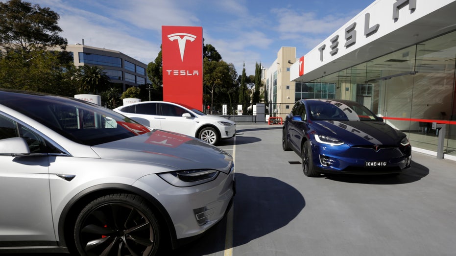 Tesla dealership in Australia