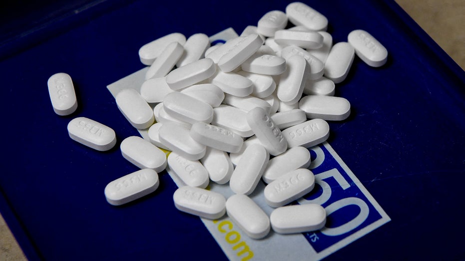 Pills on the table