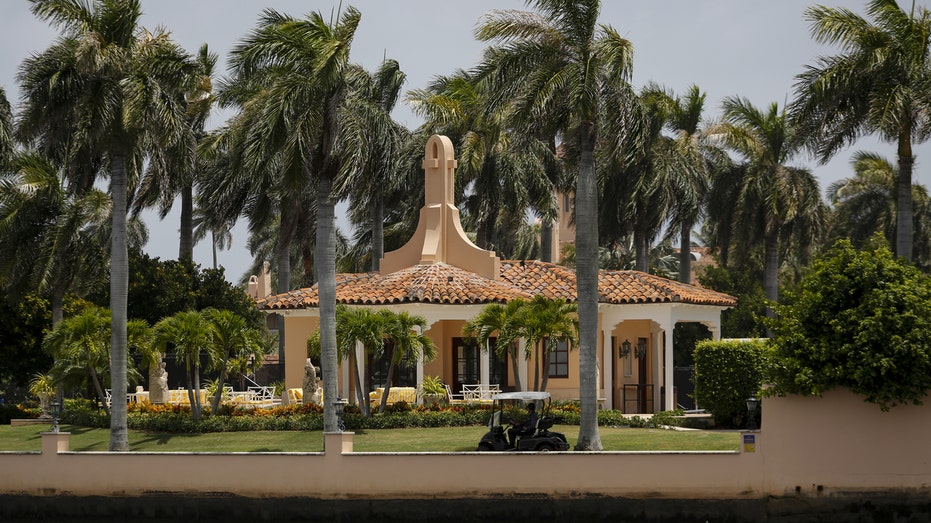 A Mar-A-Lago security member at former President Donald Trump's house