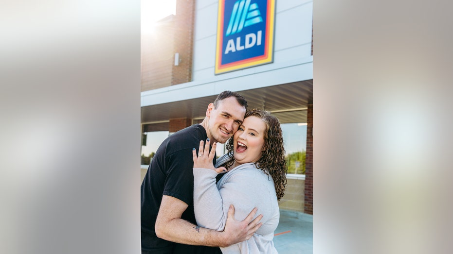 aldi couple engaged