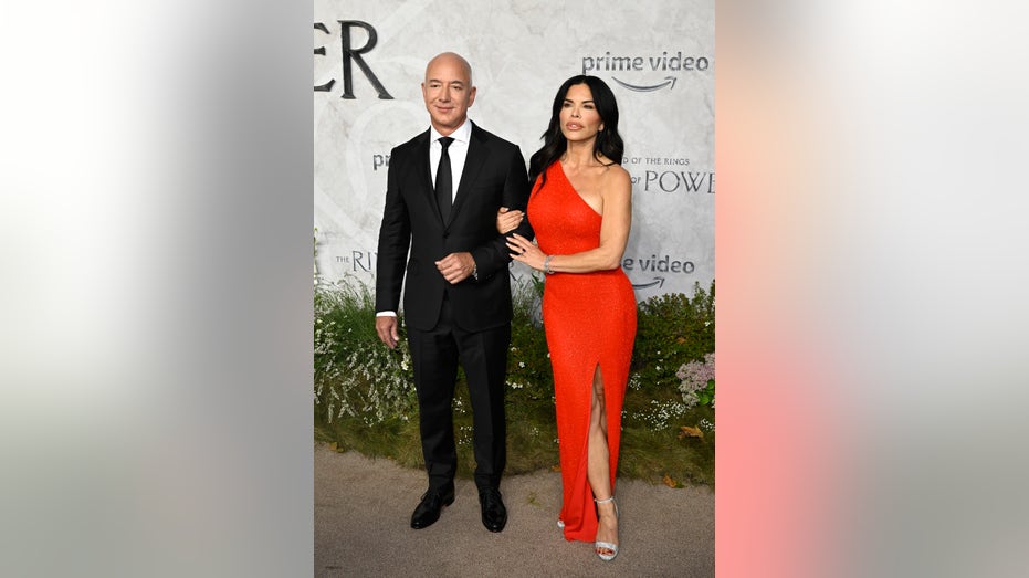 Jeff Bezos og Lauren Sanchez
