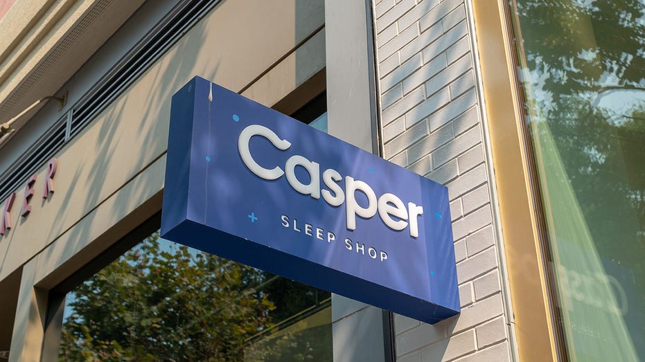 casper sleep shop signage