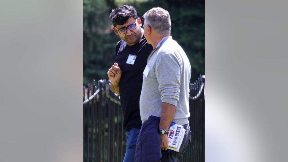 Parag Agrawal, CEO of Twitter, walks to lunch